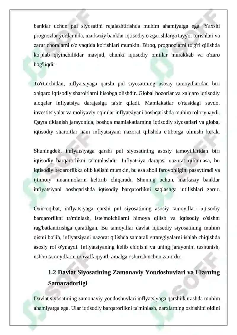 Davlatning Inflyatsiyaga Qarshi Siyosati 6