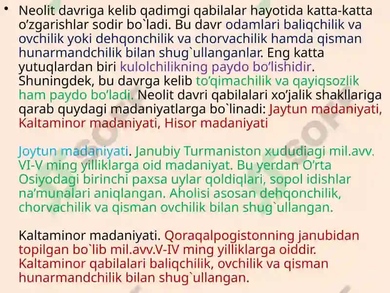 Markaziy Osiyo va Islom sivilizatsiyasi 6