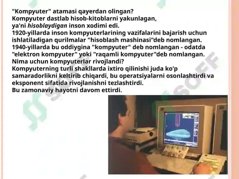 1960-1970 yillarda  kompyuterlar nomlari,tarkibi,ish faoliyati rivojlanishi 6