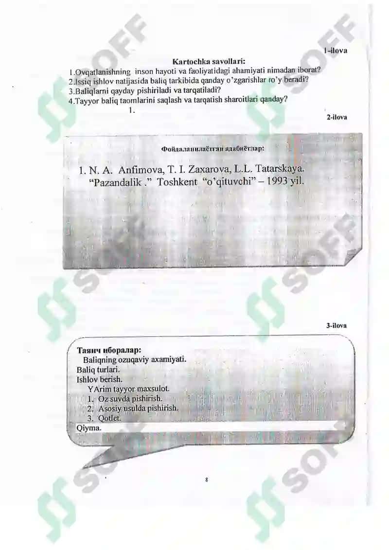 Baliq taomlarini tayyorlash 6