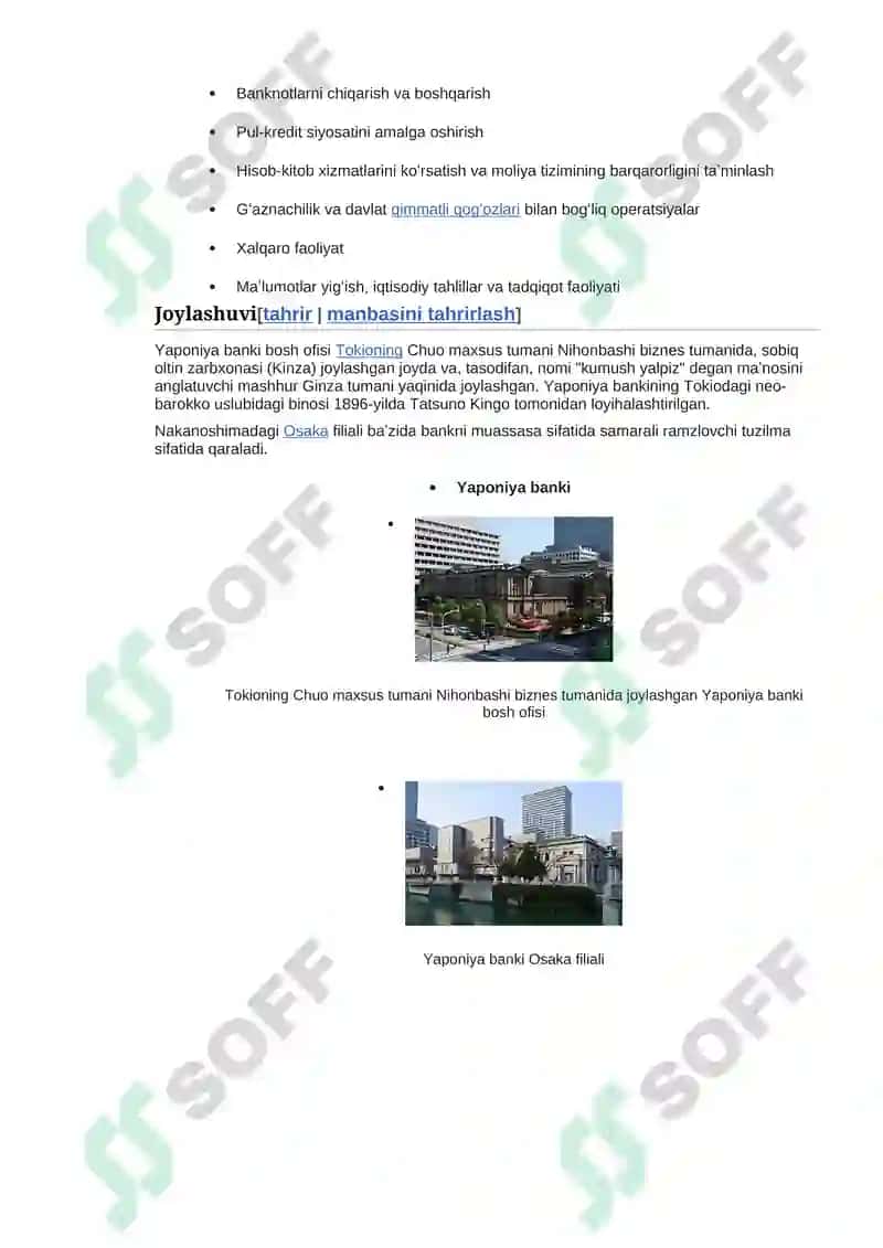 XIX ASRDA YAPONIYA BANK TIZIMINING ASOSIY XUSISIYATLARI 6