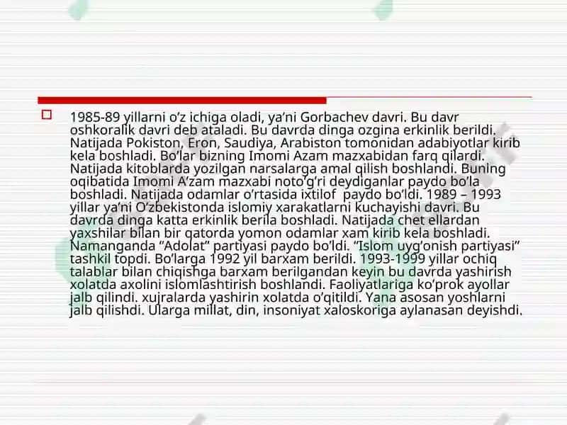 Diniy aqidaparastlikning kelib chiqishi va mohiyati 6