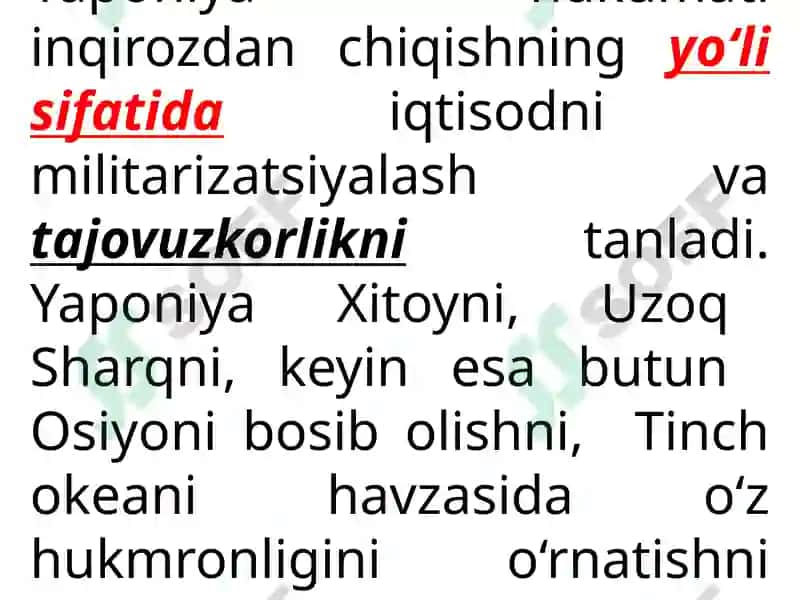 YAPONIYA Iqtisodiy va siyosiy yangilanishi (1918-1939 YILLAR) 6
