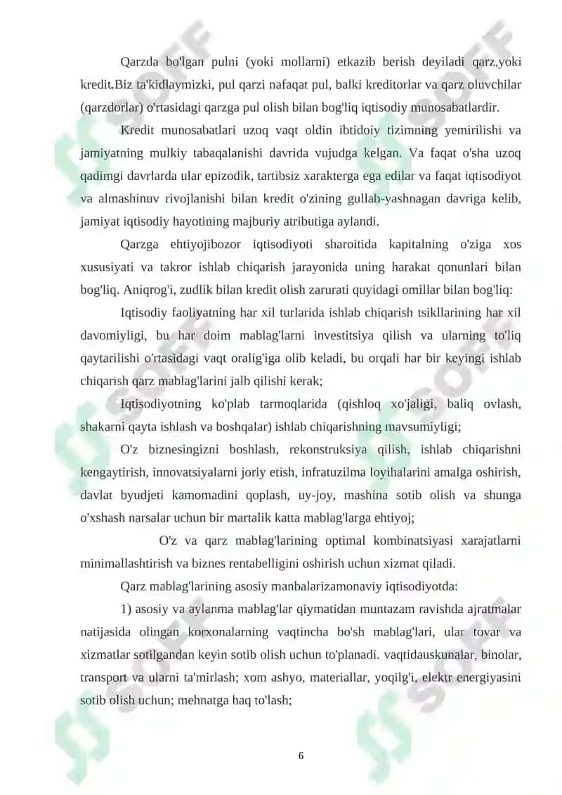XALQARO MOLIYA BOZORI VA UNING SEGMENTATSIYASI 6
