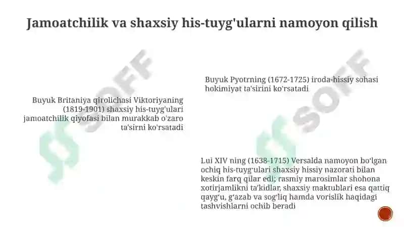 Shahisning hisiyot va irodaviy sohasi 6