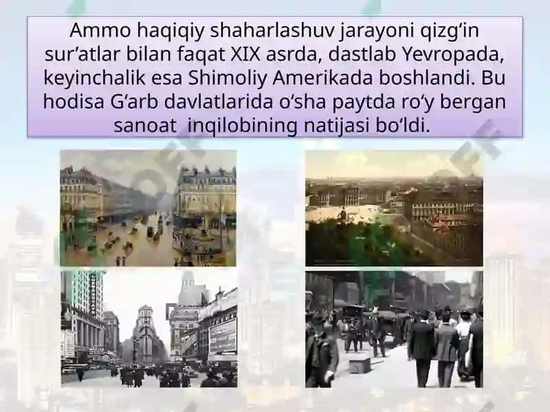 URBANIZATSIYA JARAYONINING GLOBAL VAREGIONAL JIHATLARI 6