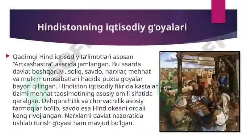 QADIMGI SHARQDA IQTISODIY G‘OYALAR 6