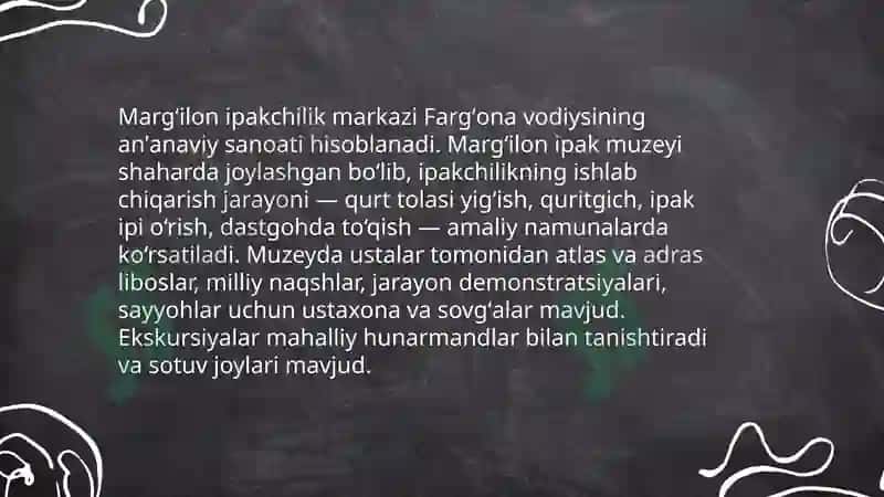 Fargʻona mintaqasi turistik resurslari 6