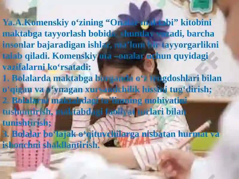 Maktabgacha yoshdagi bolalarning talim  tarbiysai 6