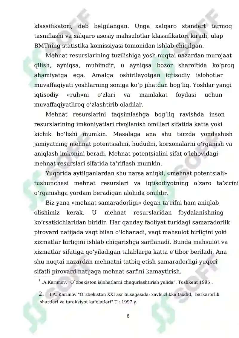 Firmalarda mehnat resurslaridan foydalanish samaradorligini oshirish yo’llari 6