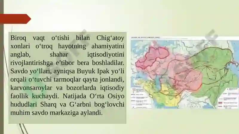O'rta Osiyo Chig'atoy ulusi davrida 6