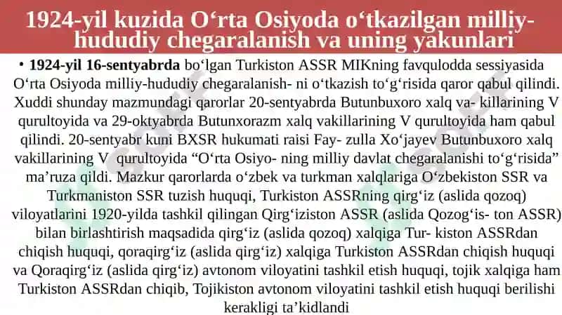 O’zbekiston SSR milliy kadrlar masalasi 6