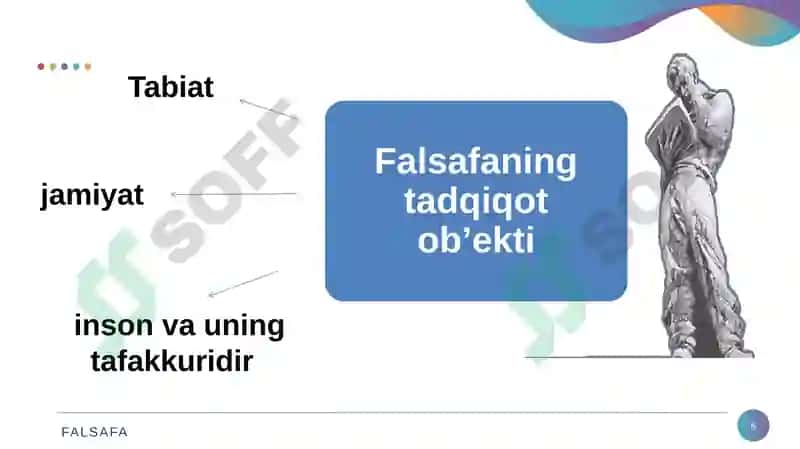 Falsafaning mohiyativajamiyattaraqqiyotidagiroli 6