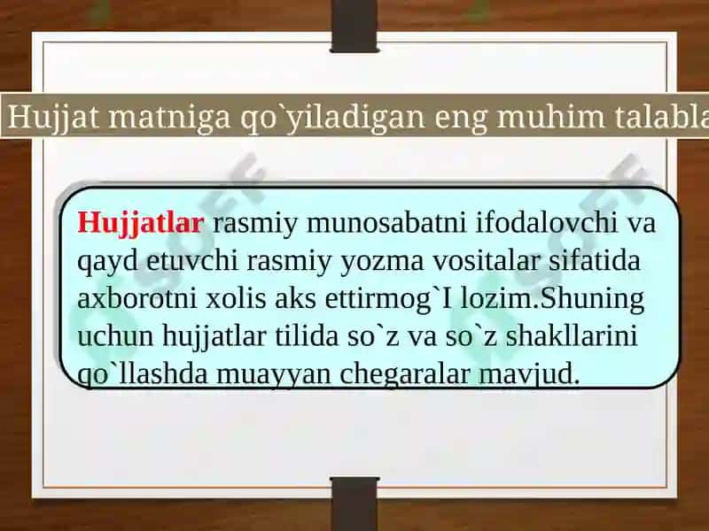 Ish yuritish tili va uslubi 6