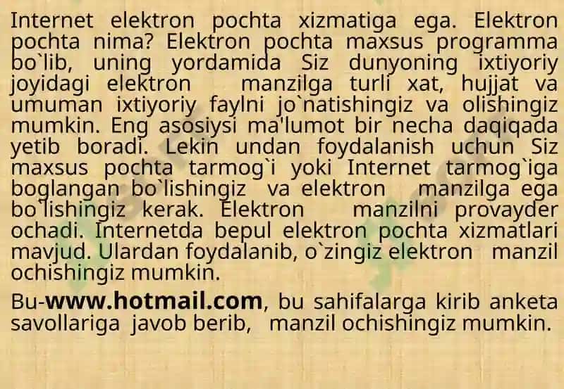 «ОLIY MATEMATIKA VA AXBOROT TEXNOLOGIYALARI » KAFEDRASI 6