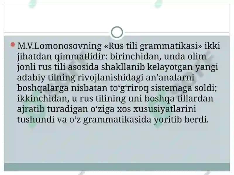 Tilshunoslik tarixidagi yoʼnalishlar va maktablar 6