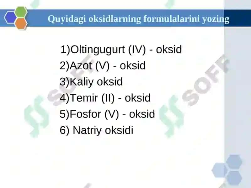Oksidlar 6