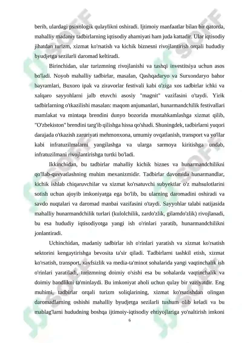 MAHALLIY MADANIY TADBIRLAR ORQALI TURIZMNI RIVOJLANTIRISH 6
