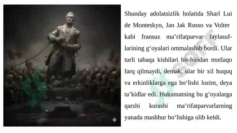 FRANSIYA BURJUA INQILOBI 6
