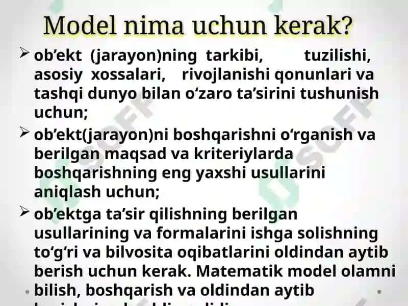 KOMPYUTERLI MODELLASHTIRISH 6