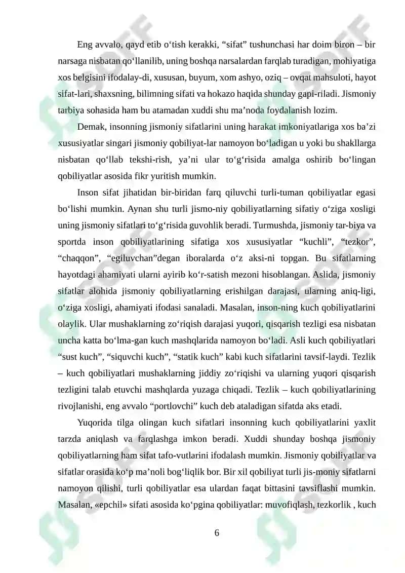 Chidamlilik jismoniy sifatini tarbiyalash 6