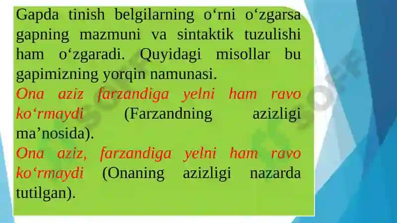 O‘zbek tili punktuatsiyasining asosiy qoidalari 6