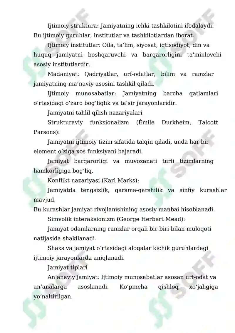 Shaxs, jamiyat va davlat sotsiologiyasi 6