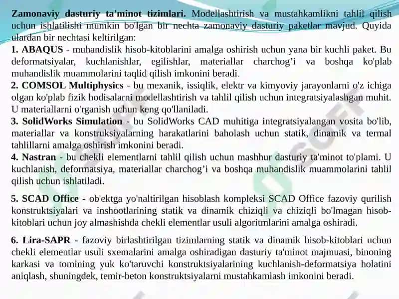 Dizaynni optimallashtirish va murakkabkonstruksiyalarni prototiplash 6