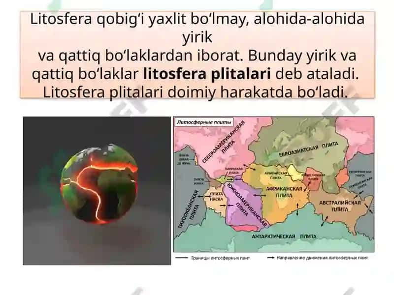 MAVZU.LITOSFERA PLITALARI 6