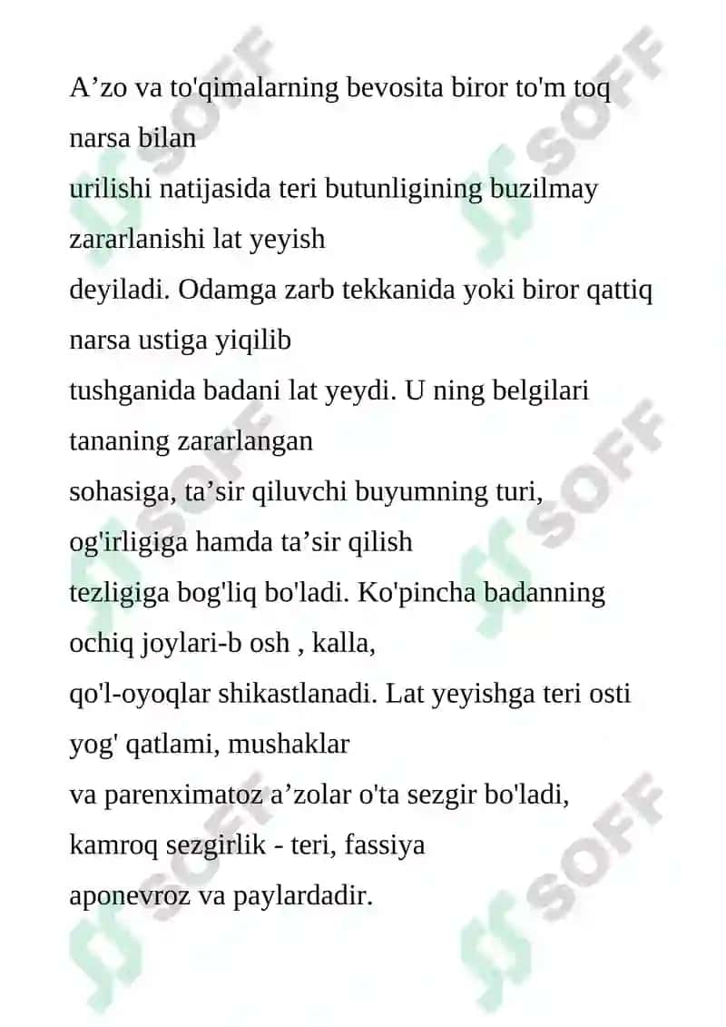BOLALARDA YUMSHOQ TOQIMALARNI JAROXATLANISHI 6