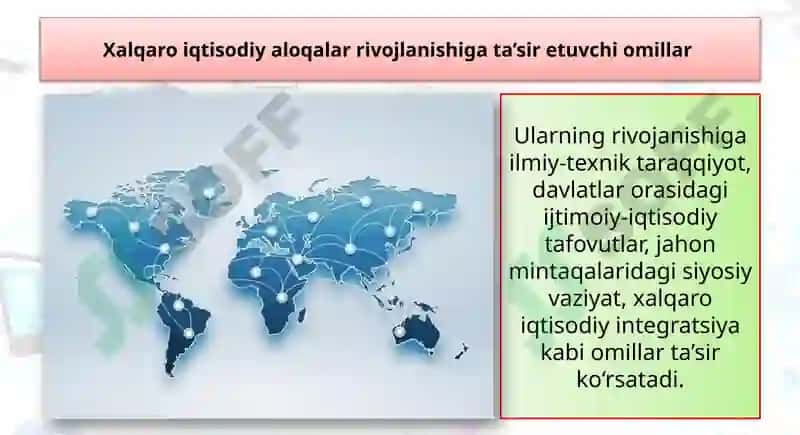 Xalqaro iqtisodiy aloqalar 6
