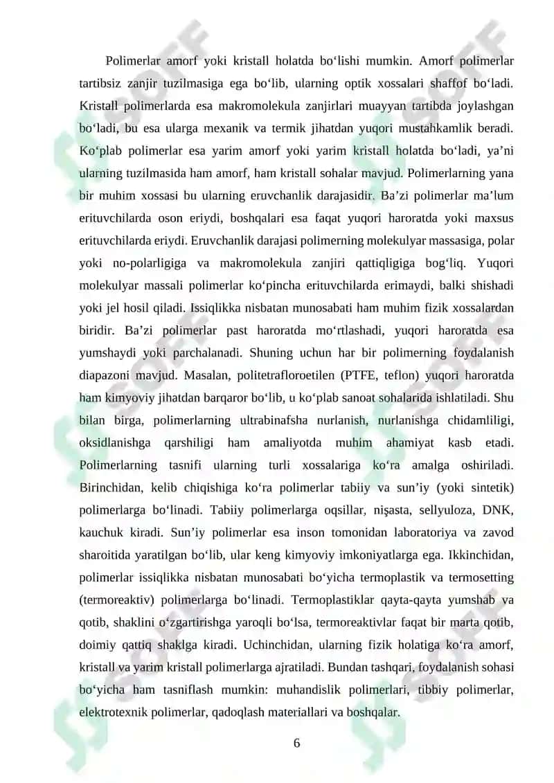Polimer materiallardan buyum yasash texnologiyasi 6