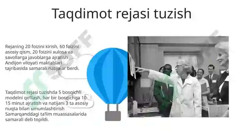 Ijtimoiy pedagogik taqdimotning bosqichlari 6