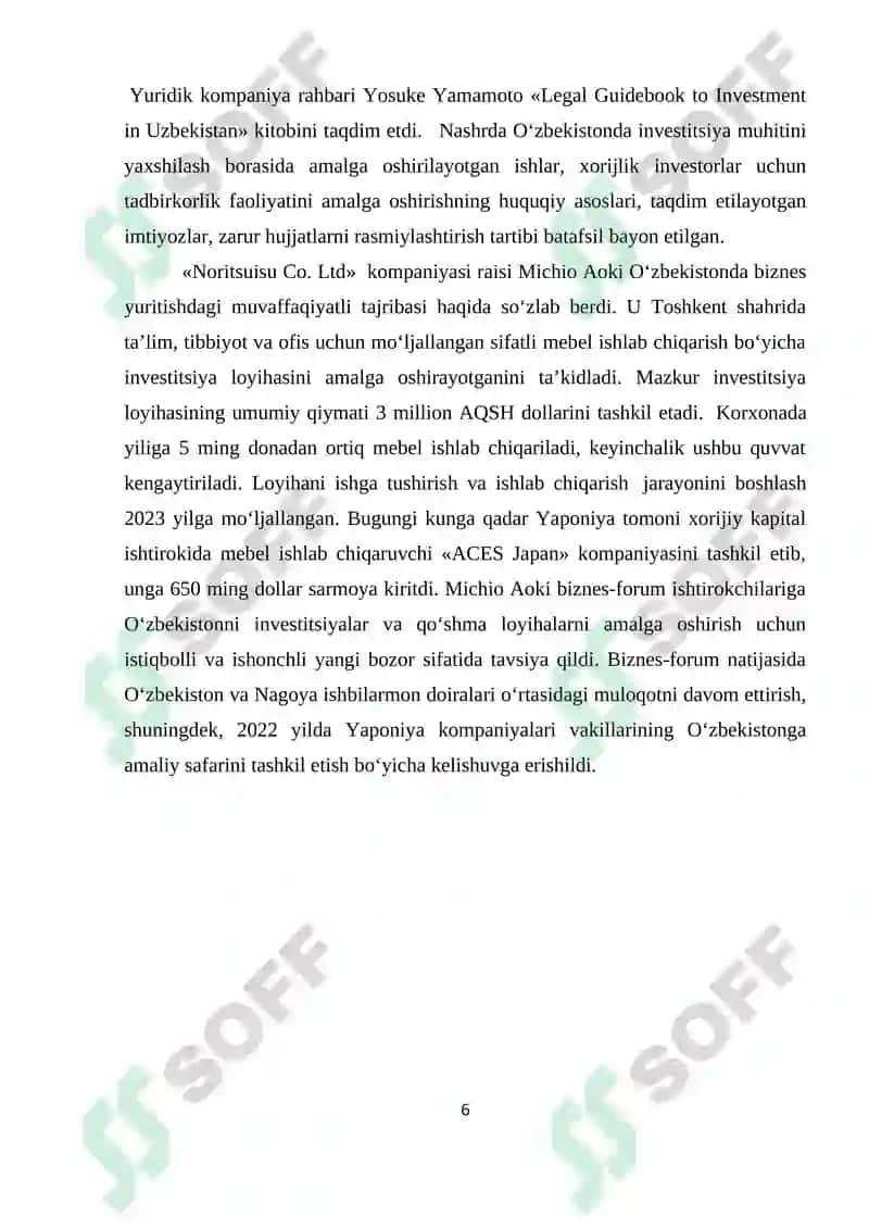 YAPONIYA ERKIN IQTISODIY ZONАSI 6