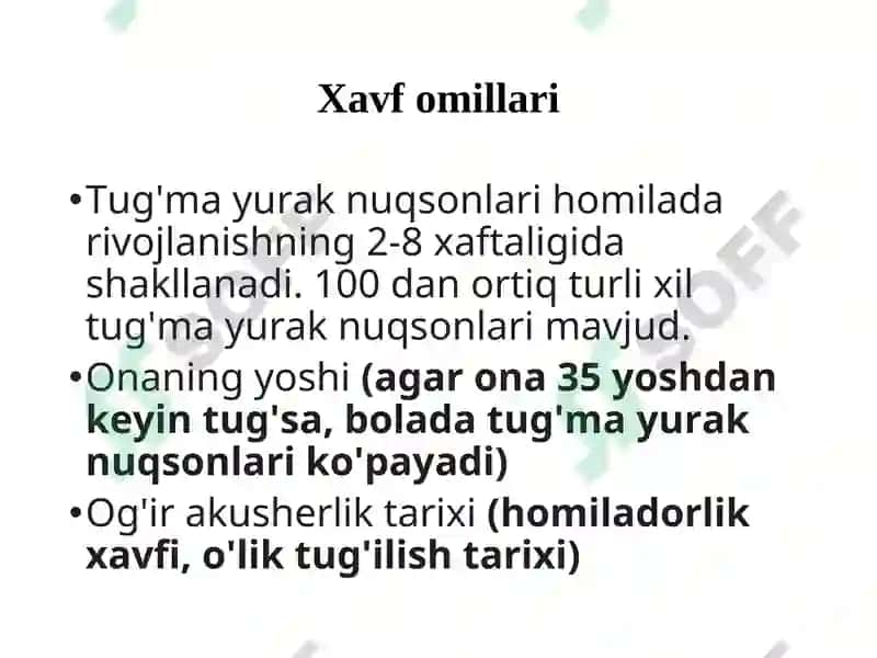 Bolalarda tug'ma yurak nuqsonlari 6