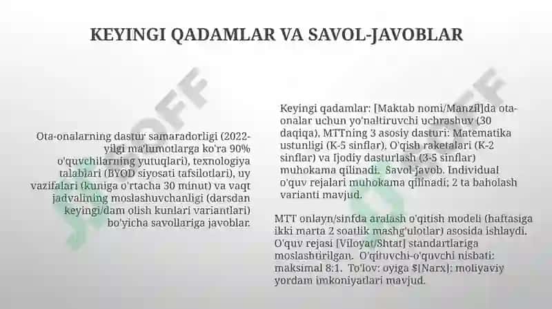 Ota onalarni MTT dagi tarbiyaviy ishlar bilan tanishtirish 6