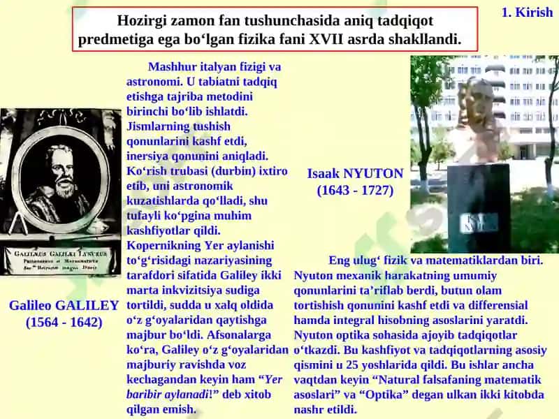 KINEMATIKA VA DINAMIKA 6