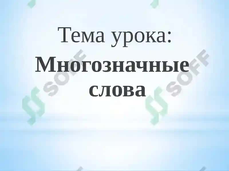 Русский язык 6