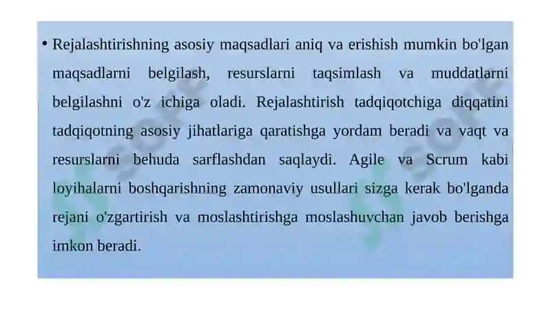 Tadqiqot Usullari va Ko'nikmalar 6