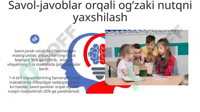 Boshlangʻich sinf oʻqish darslarida ogʻzaki nutqni rivojlantirish 6