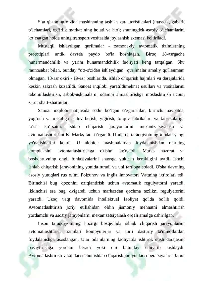 Ishlab chiqaruv jarayonlarini avtomatlashtirish 6