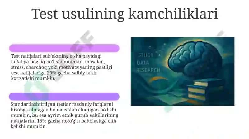 Zamonaviy psixologiya tadqiqotlari 6