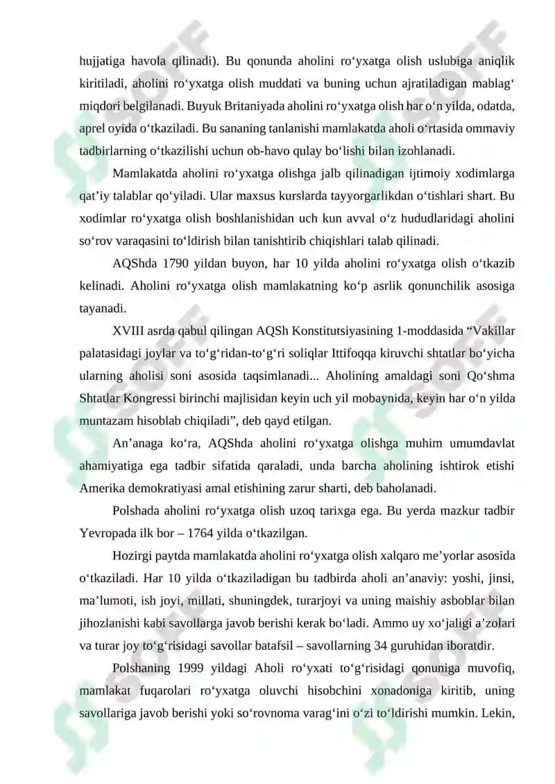 Aholini ro‘yxatga olish 6