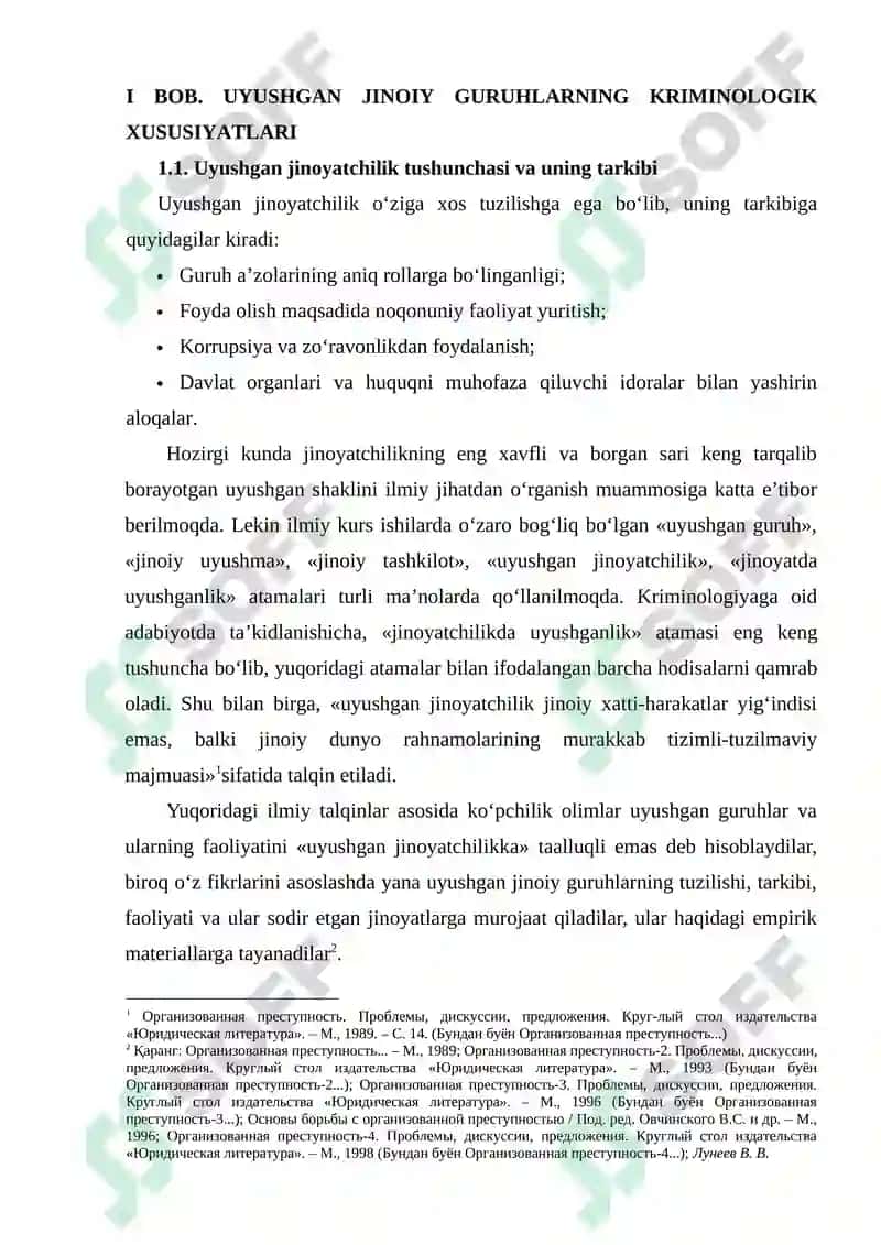 Uyushgan jinoyatchilik kriminologiyasi 6