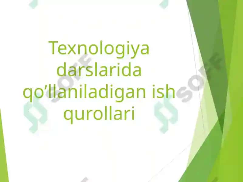 Boshlang‘ich sinflarda texnologiya ta’limidan amaliy ishlar(2 soatМaруза).dots.G.I.Ishmuradova 6