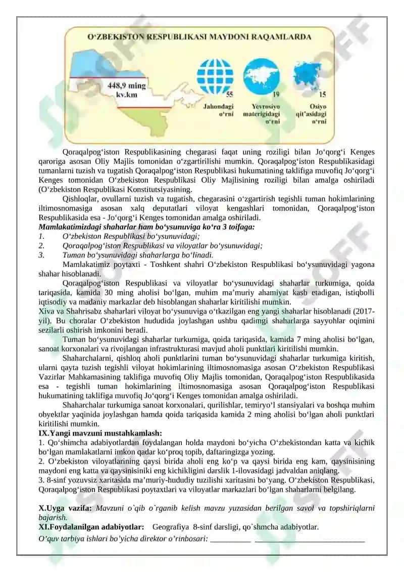 Geografiya fanining Maqsadi 6