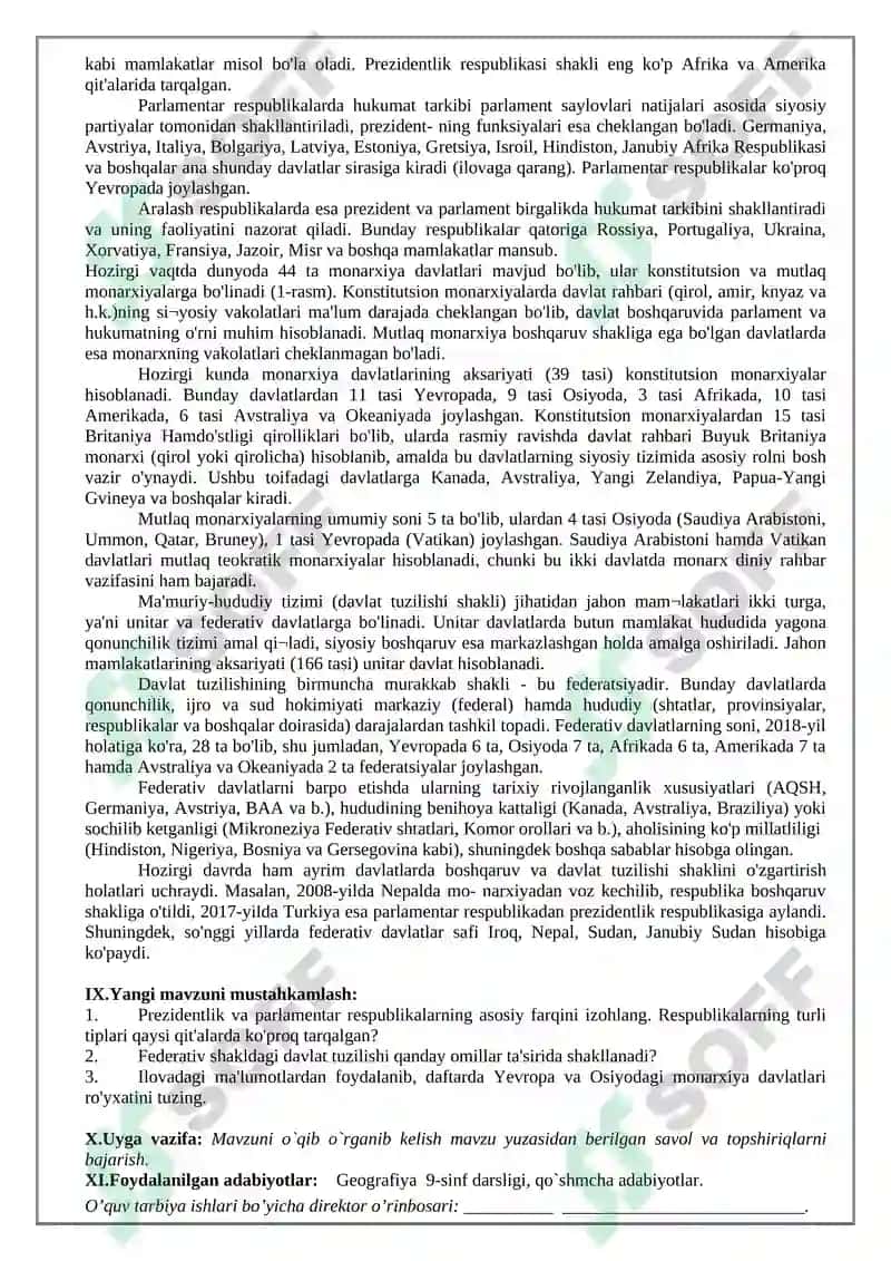 Jahonning siyosiy xaritasi 6