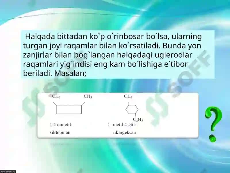 Sikloalkanlar 6