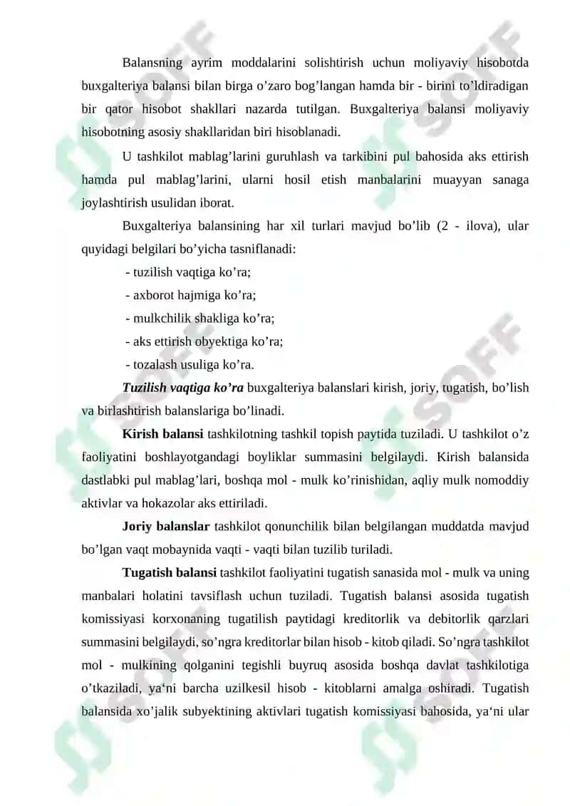 Byudjet tashkiilotlari buxgalteriya balansi 6