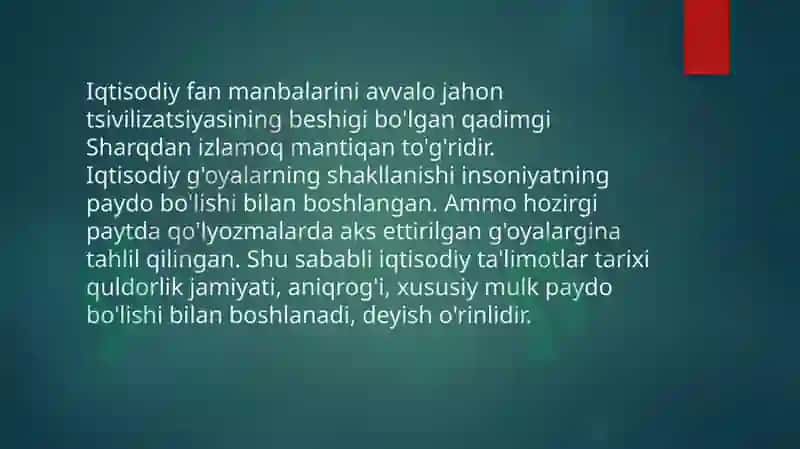 Iqtisodiyot nazariyasi 6